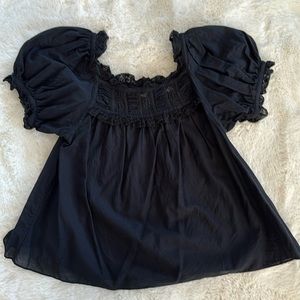 Doen Frances Top Black xxs